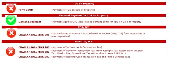 Payment against TDS Defaults: